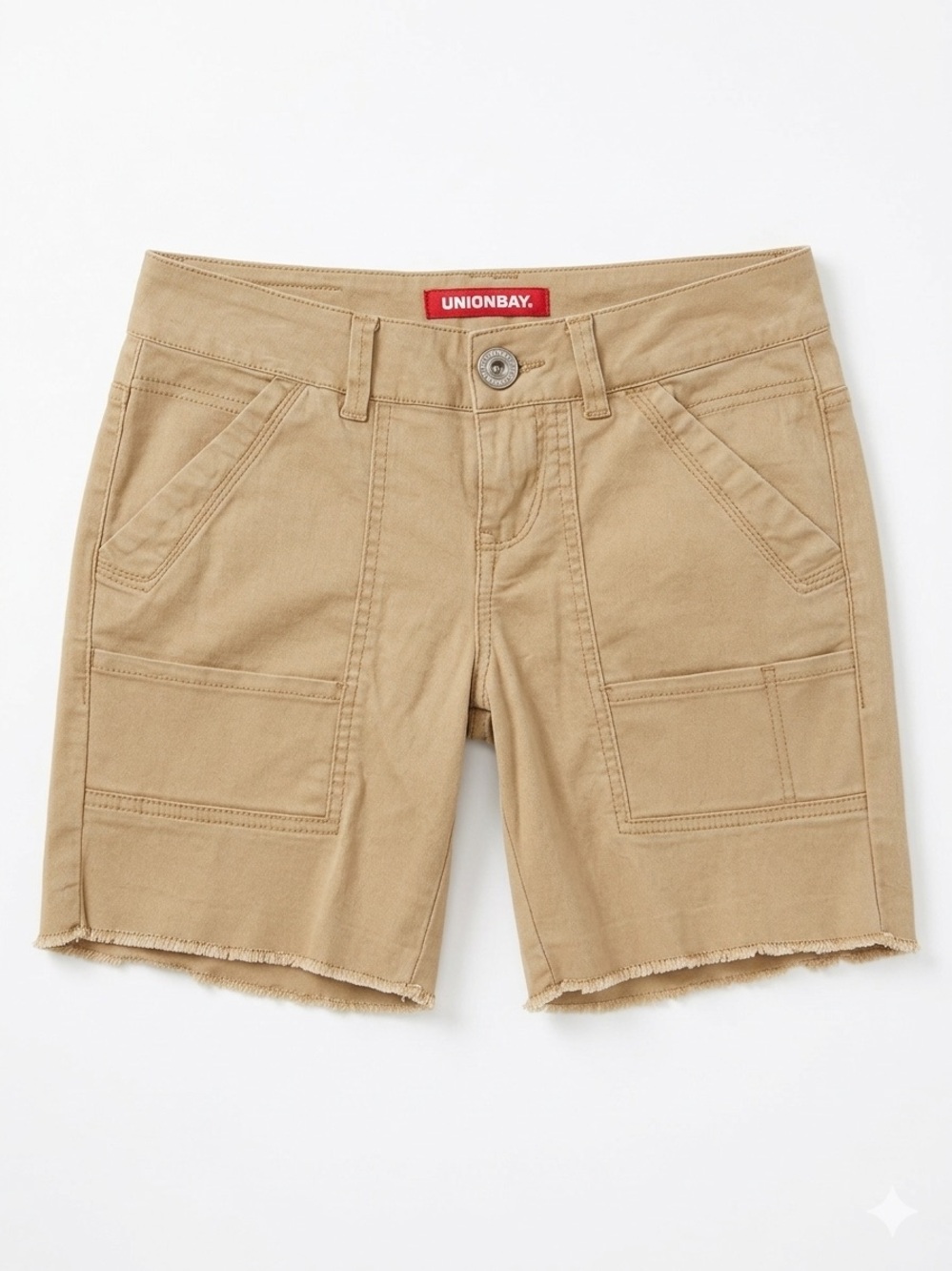 UNIONBAY Tan Utility Bermuda Shorts